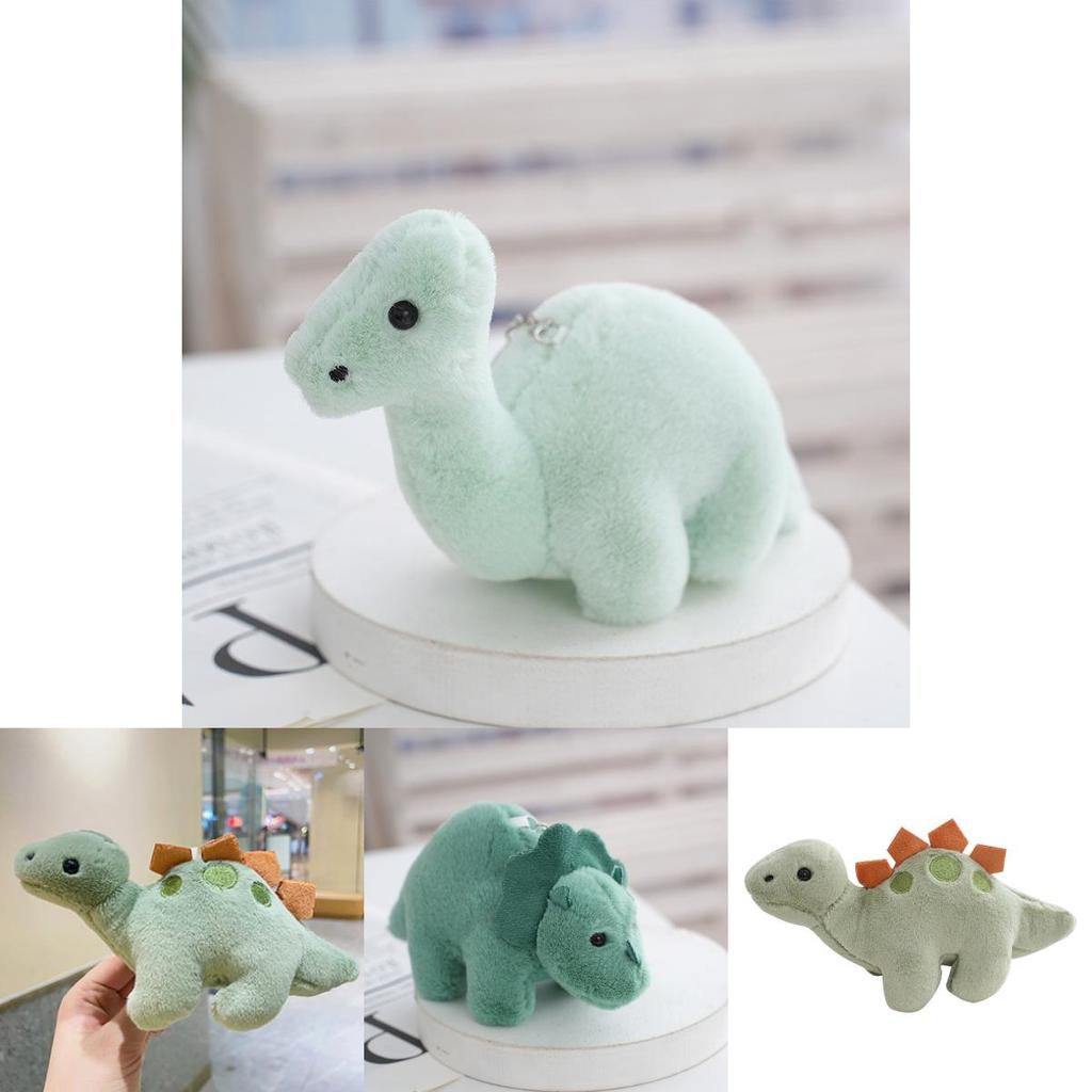 Plush Pendant Dinosaur Toy Car Keychain Doll Stuffed Animal Bag Accessories Gift
