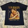 Van Halen1984 Smoking Baby T-shirt Concert Rock Noir Unisexe T-shirt Taille S5XL
