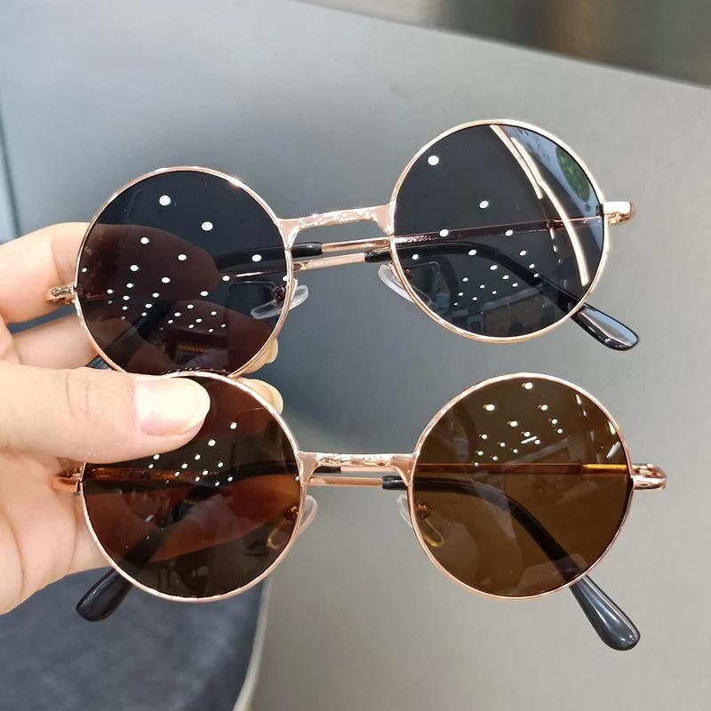 Cool Kids Driving Glasses Goggles Summer Small Round Sunglasses Vintage Children Sun Glasses Boys Girls Baby UV400 Glasses