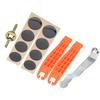 Bicycle Inner Tire Patch Repair Kit Bike Tire Repair Levers with Rasp No Glue Adhesive Patch Rubber Repairing Tools