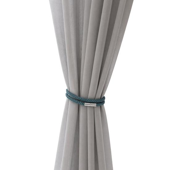 Strong Magnetic Curtain Tieback, Decorative Modern Rope Tie Back Buckle for Drapes, Window Curtain Holdback for Home Bedroom Office
