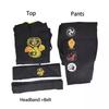 Dragon Power Kids' Taekwondo & Karate Cosplay Training Outfit for Stage Performance