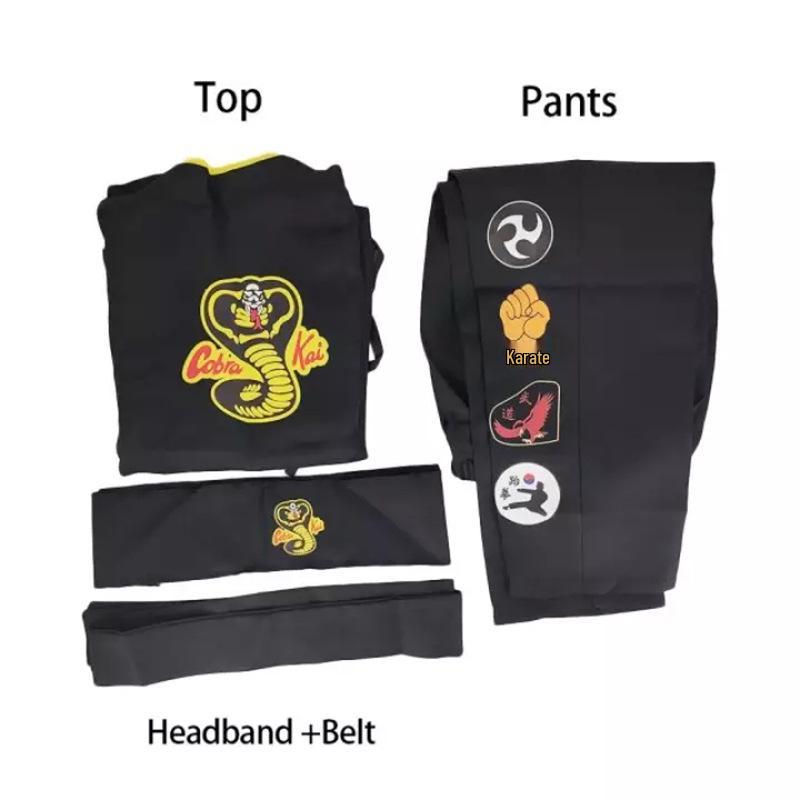 Dragon Power Kids' Taekwondo & Karate Cosplay Training Outfit for Stage Performance