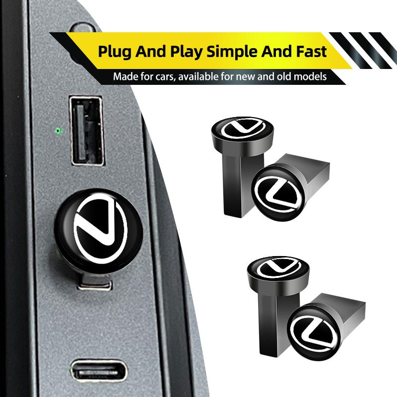 Innenaufkleber 16/32/64 GB Auto USB-Stick MINI Musik-Speicherstick Zubehör für Lexus UX250h RX450h CT200h RX400h NX300