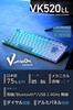Elecom Gaming Keyboard V Custom VK520 Lowepro Bluetooth 2.4Ghz Wireless Wired Detachable Mechanical 75% Size White TK-VK520LLWH