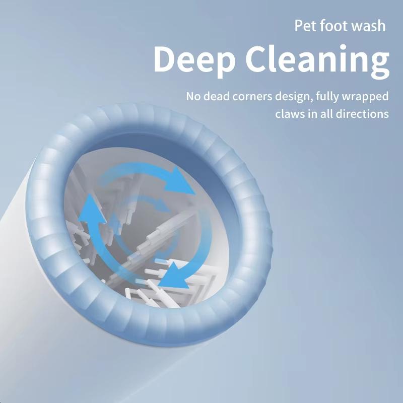 Pet Foot Washing Machine Electric Pet Paw Cleaner Automatic Dog Quick Cleaner Pet Paw Portable Low Noise Waterproof Foot Cup