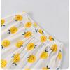 Conjunto de Pijama Feminino de Algodão Sem Mangas Camisola Fina de Verão e Shorts Roupa de Casa Fofa Estampada para Criança Bebê Com Cintura Elástica