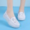 Women's Spring/Autumn Nurse Shoes - Thick, Soft, Comfortable, Breathable, Hollowed Out, Ideal for Medical and Healthcare Work