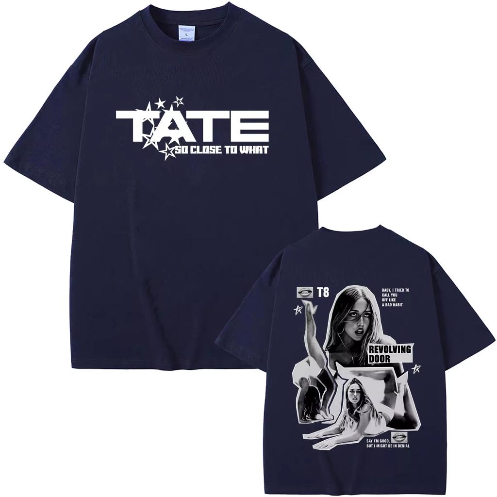 2026 Tate Mcrae So Close To What Miss Possessive T-shirt Men Women Fashion Pop Music Sweatshirt Hip Hop Streetwear Oversized Tshirt