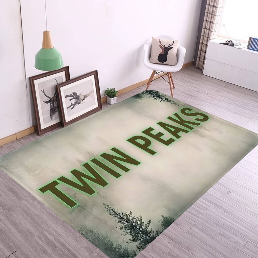 Thriller T-Twin TV P-Picos Alfombrilla de Baño Retro Múltiple Elección Alfombra de Sala de Estar Cocina Alfombrillas Antideslizantes para Mesita de Noche