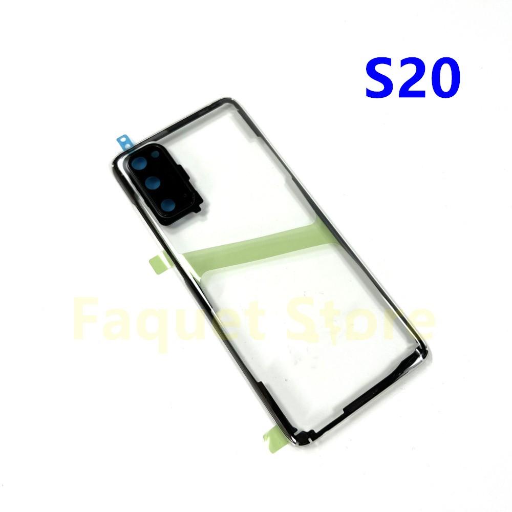 Back Glass Transparent For Samsung Galaxy Note 20 Ultra 10 Plus 5G S20 S20+ S20U Battery Cover Rear Door Housing Note10+