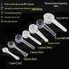 Zhaoran Plastic Powder Measuring Spoons - 50 Pcs White
