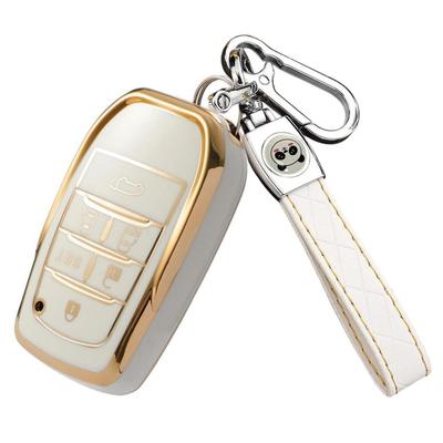 ZANEKO Alphard Key Case Compatible Toyota Alphard 30 Series Early Late Key Cover (White), White 2