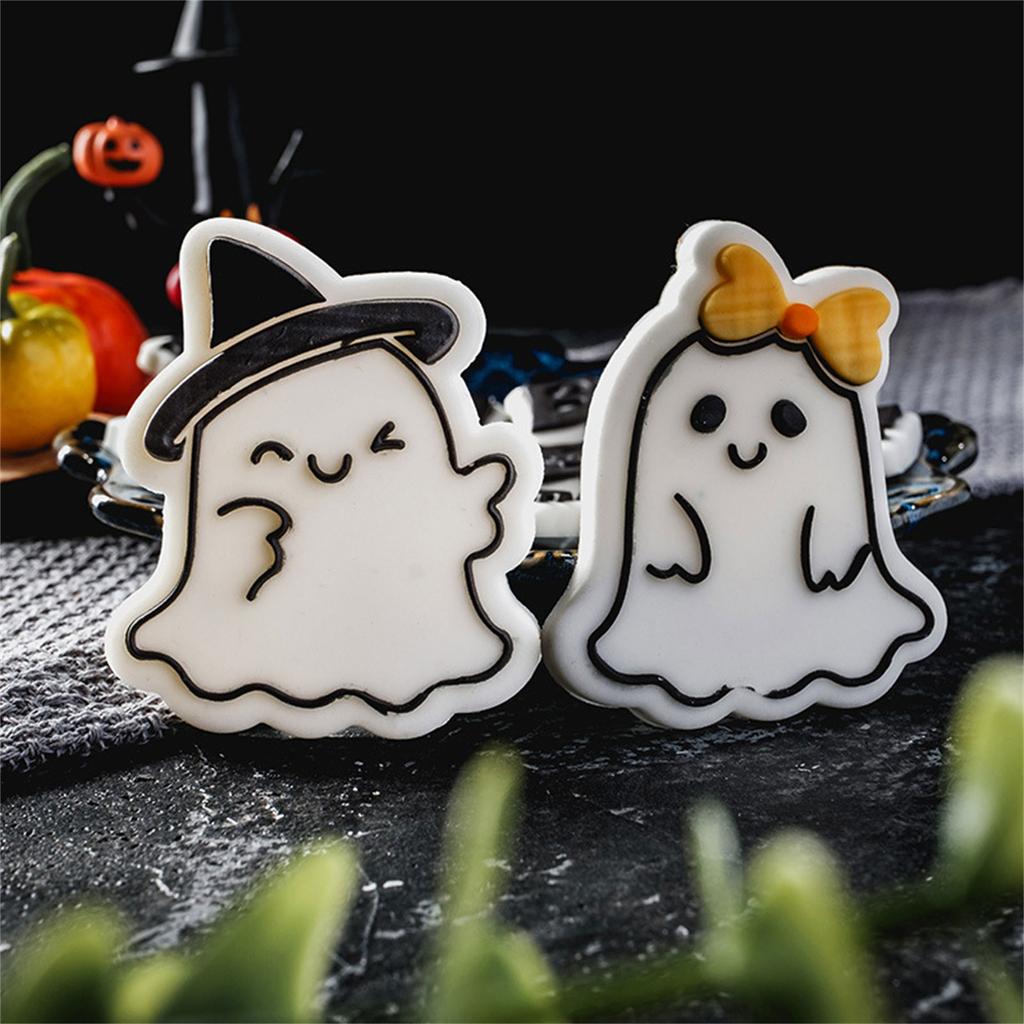 Plastové formy na sušenky, razítko na sušenky, kreslený halloween, vykrajovátko na fondán, formy na dorty, kuchyňské pečivo, nástroj na pečení