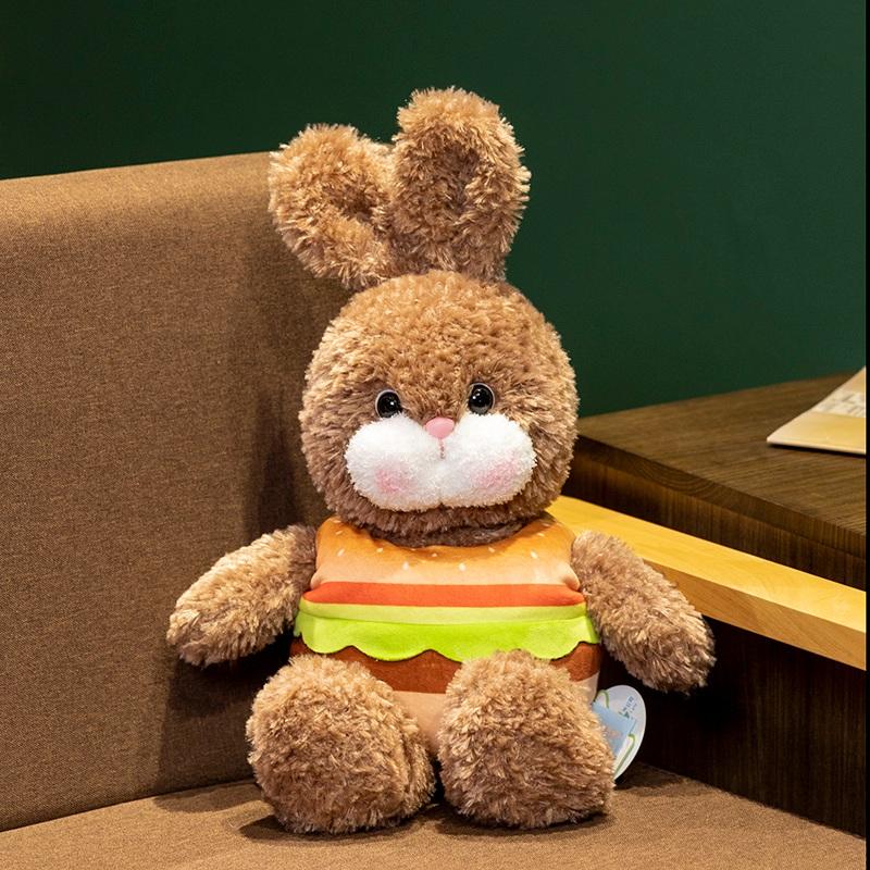 Kreative 35/45cm Simulation Anime Niedliche Stofftiere Cartoon Brot Hase Hamburger Kaninchen Heimdeko Mädchen Geschenke
