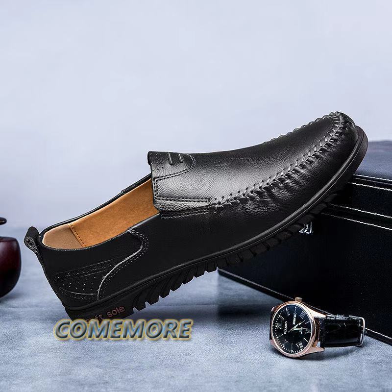 Męskie Letnie Sneakersy Wysokiej Jakości Ręcznie Robione Skórzane Luksusowe Buty Męskie Casualowe Outdoorowe Płaskie Dno Buty do Jazdy Zapatos De Hombre