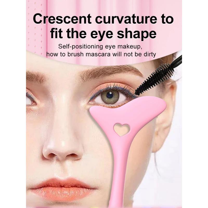 1-2PCS Silikonowy Eyeliner Artefakt Pomocniczy, Produkty Kosmetyczne Do Rysowania Brwi Szminka Pomocnicze Narzędzie Czarny Baffle Silikonowy Eyeliner Akustyczny Makijaż
