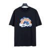 Tricou supradimensionat cu imprimeu monogramă 2026, model pe toată suprafața, ușor, unisex, pentru cuplu