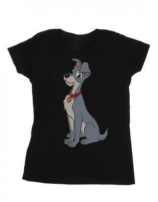 Womens/Ladies Lady And The Tramp Spaghetti Heart Cotton T-Shirt