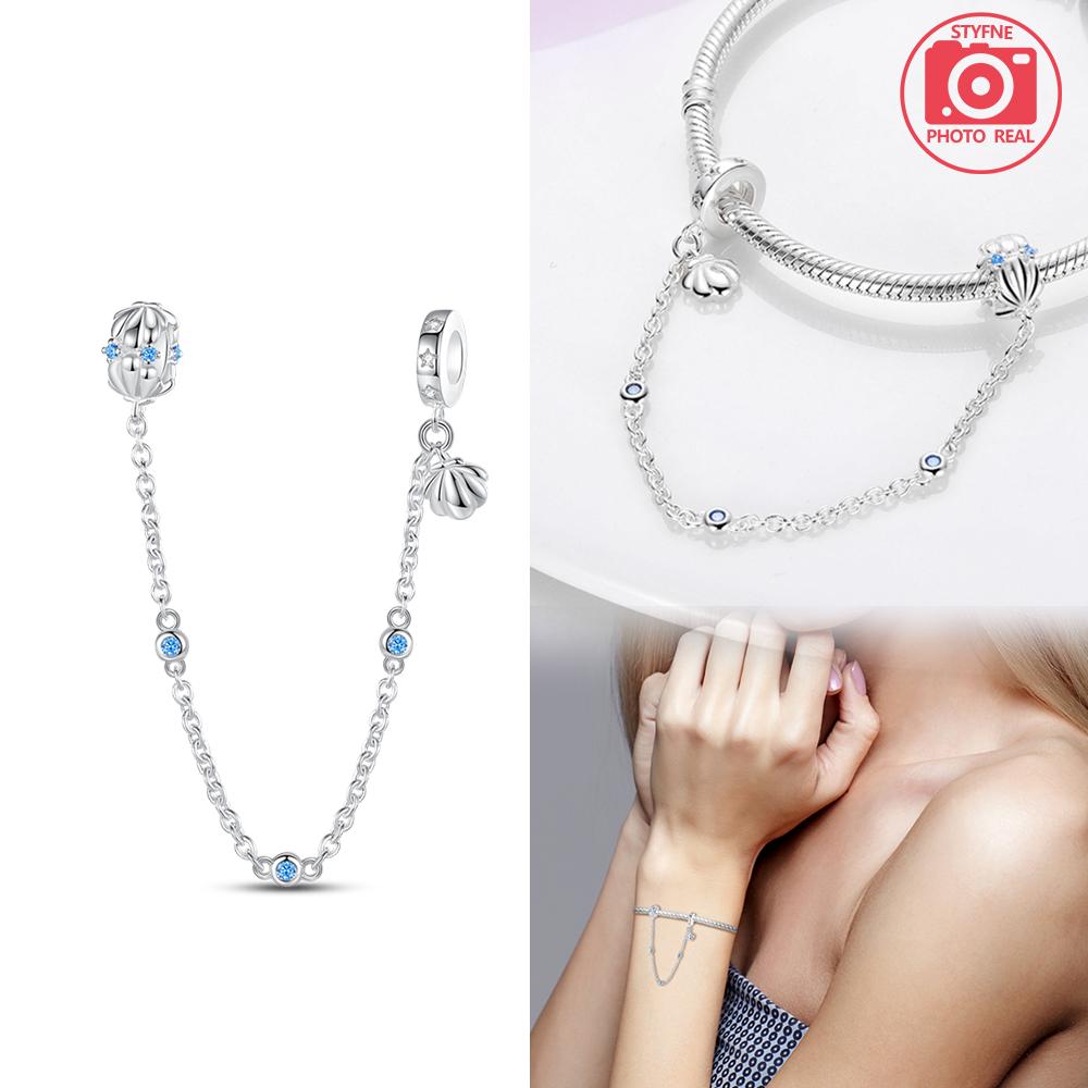 Copper Colors Castle Fairy Tale Charms Blue Crytsal Luminous Romantic Bead Fit Original Bracelet Diy Fine Jewelry Gift For Women