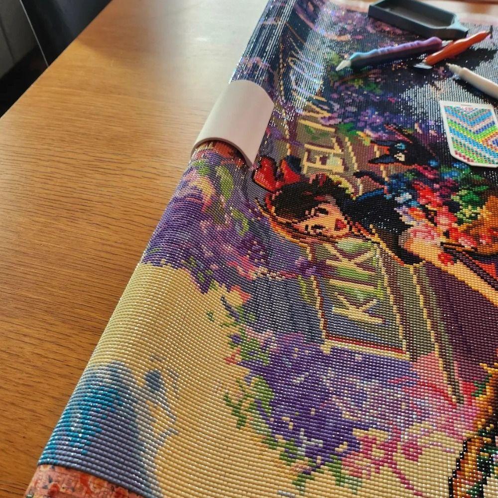 Organizer Tools Diamond Painting Canvas Rings Keep Canvases In Check DIY Crafts Diamond Painting Canvas Roll Helper Canvas