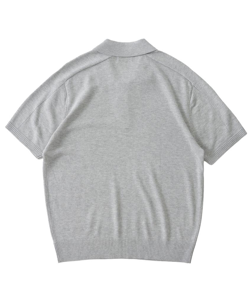 ANALOG MOOD Sepia Drop Short Sleeve Knit (Gray)