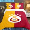 Emblema del Galatasaray Football Club Set Biancheria da Letto 3 Pezzi, Ideale per 1 Copripiumino e 2 Federe Perfetto come Regalo per Fan, Ideale per Camera da Letto, Dormitorio