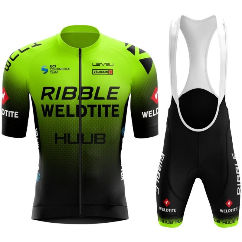 HUUB Mens Cycling Jersey Shorts Set Breathable Quick-Dry Road Mountain Bike Apparel