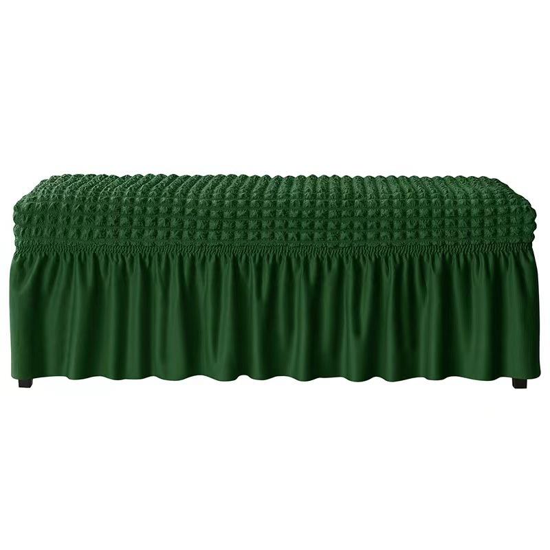 Simple Thickened Chair Cover Bubble Lattice Footrest Cover Cover Rectangle Elastic Skirt Cover