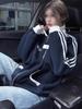 Men's Autumn Slim Fit Stand-Collar Three-Stripes Embroidered Baseball Jacket