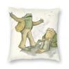 Frog And Toad Square Pillowcase Polyester Linen Velvet Creative Zip Decorative Pillow Case Room Cushion Cover x
