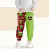 Kids' Fashion Christmas Print Loose-Fit Waistband Casual Sweatpants