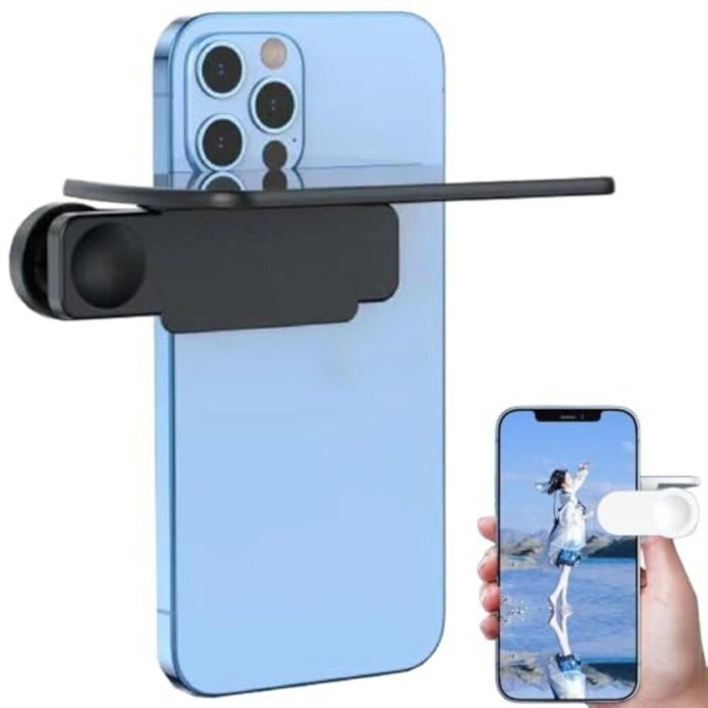 Adjustable Smartphone Camera Mirror with Cleaning Cloth Mirror Effect Lens Photography Use