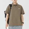 230G Heavyweight Polo Shirt Short-sleeved Men's Summer New Lapel T-shirt Teen Loose Top