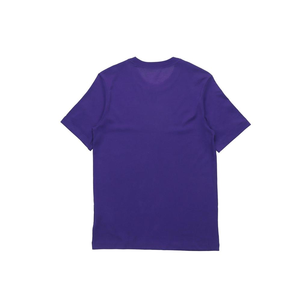 Nike T Shirts Men's Purple Crew Neck Moderate Straight Fit CD1327-547