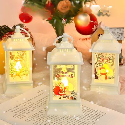 Weihnachtsdekorationen Windlichter LED-Nachtlichter Geschenke Atmosphärendekoration und Ornamente