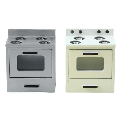 Doll House Life Scene Stove Model Cabinet Model Accessories Teenager Girls for 1:12 Dollhouses Kitchen Decorations