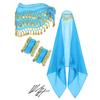 Belly Dance Performances Outfit Set Adult Belly Dancing Costume Lightweight Design For Dynamic Stage Presences
