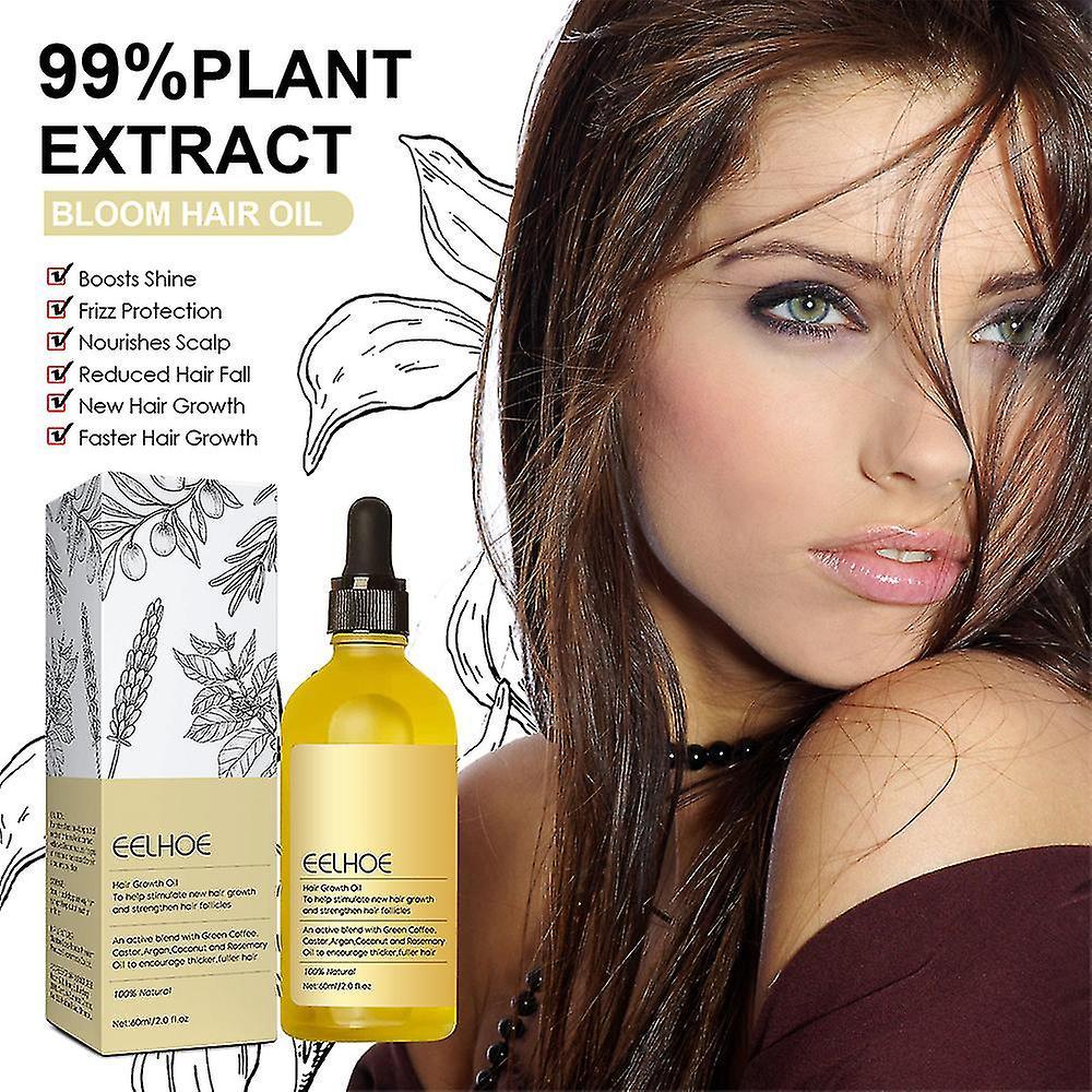 3x Hair Eseential Oil for Hair Growth, Natural Anti Hair Loss Treatment  Against Hair-Thinning, Hair Regrowth Serum for Men Women