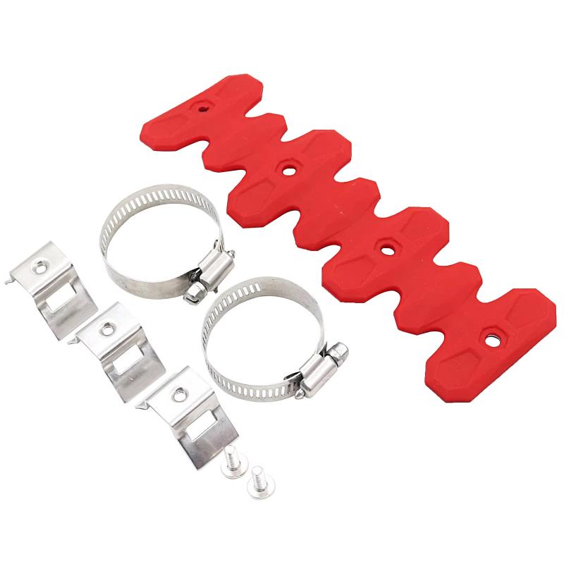 Motorcycle Exhaust Pipe Silicone Heat Shield Protector Anti Scald Guard Cover With Clamp For Dirt Bike Off Road Motorbike Repair