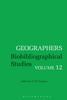 Kniha Geographers : Biobibliographical Studies, Volume 12