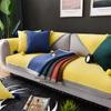 Light Luxury Leather Sofa Cushion Cover Plush Winter Style Thickened Non-slip Four-season Universal Seat Cushion Simple
