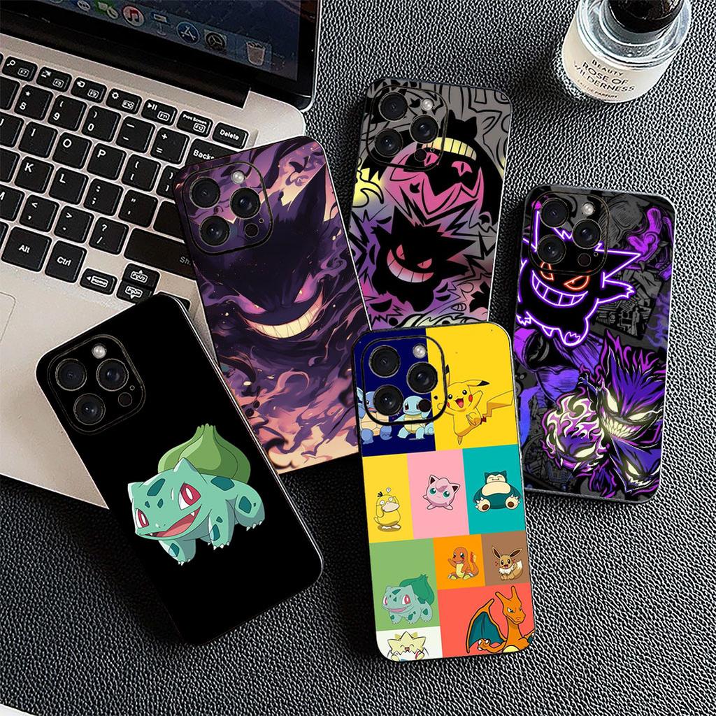 GO Gengar P-Pokemons P-Pikachus for Motorola Moto Edge 50 30 One Fusion 40 Neo Ultra Pro 20 Lite G50 G85 E15 E14 Phone Case