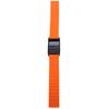 Magnetic Silicone Watch Band Replacement for WHOOP 4.0 Watch Fitness Tracking Band Soft Skin Friendly Gray Orange
