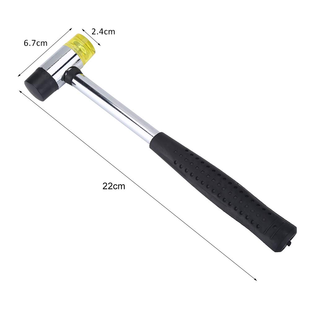 Rubber Guitar Luthiers Tool Double Headed Fret Hammer Guitar Wire Replacement Tool for Fretboard Instrument Accessries