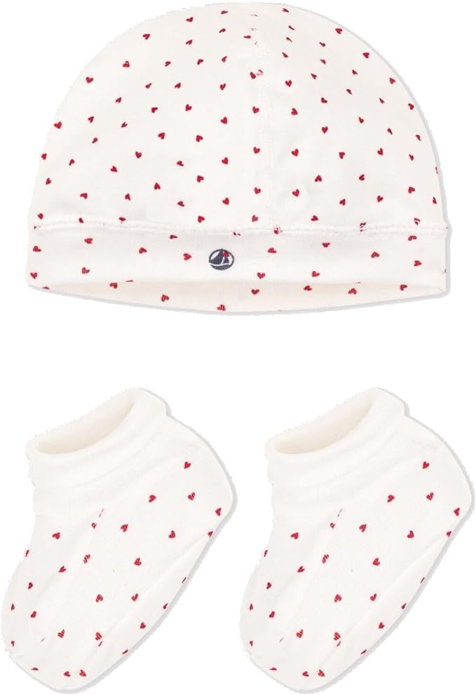 

Petit Bateau Baby Cap Bootie Set A0ARZ Multicolor 12 74cm & 1, Months,