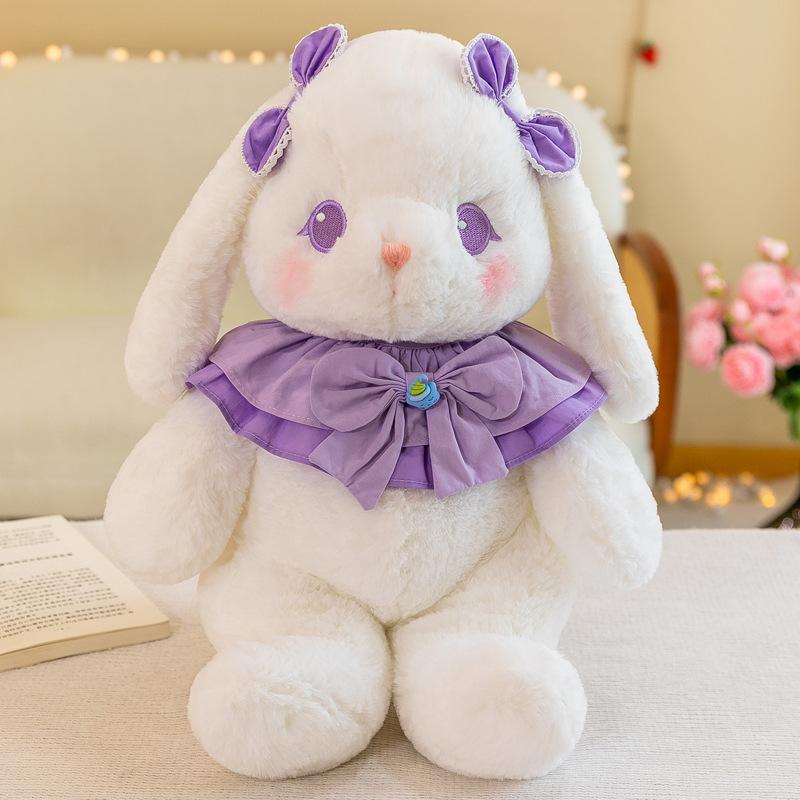 

Креативная кукла Лоли Зайчик Мишка, дарящая девочкам праздничный подарок, милая подушка Зайчик Мишка, кукла для ловли в автомате, флис 35cm【0.21kg】