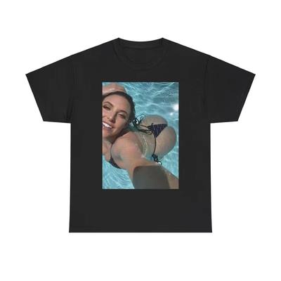 2025 Nueva Camiseta Esencial de Algodón Unisex Estampado de Moda Suave Transpirable Cuello Redondo Moda Camisetas para Hombre y Mujer OnePiece