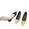 Flat shoes women's 2025 early spring new pointed flat Doudou shoes Internet celebrity soft leather soft sole versatile ladyshoes tide