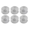 6 Pieces Durable Metal Knob Switch Reliable Ignition Control Knobs Metal Material Kitchen Appliances Handle for Cooktops